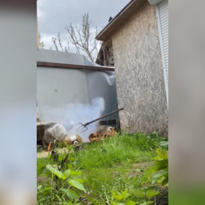 В Коврове спасатели забросали пивные кеги вилами