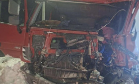 На М-7 во Владимирской области столкнулись две фуры: пострадал один человек