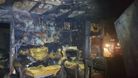 Во Владимирской области в огне погиб хозяин дома