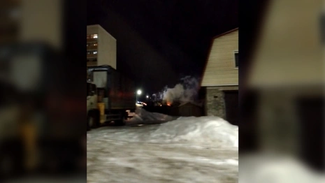 Во Владимире вспыхнула баня