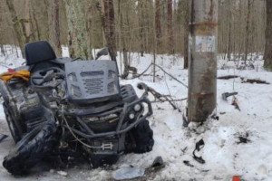 Трое подростков разбились на квадроцикле в Камешковском районе