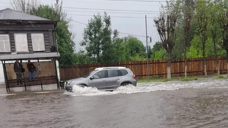 Судогда ушла под воду после ливней