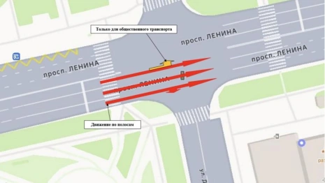 Во Владимире с 5 декабря изменится схема движения на проспекте Ленина