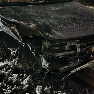 На Московском шоссе во Владимире в снегопад столкнулись 3 иномарки