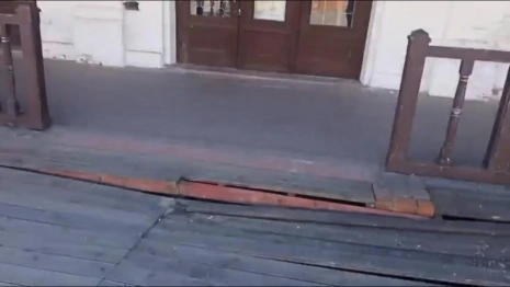 Жители Юрьев-Польского пожаловались на провалившееся благоустройство