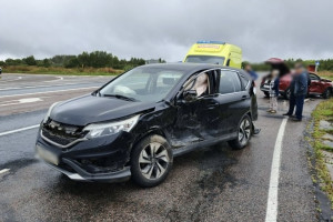В Судогодском районе 4 человека пострадали в ДТП с двумя иномарками