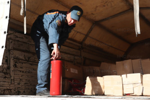 Владимирские спасатели отправили 325 огнетушителей в Курскую область