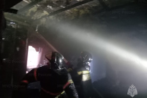 В Александрове загорелся частный жилой дом