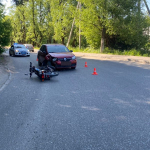 Во Владимирской области мотоциклист спровоцировал ДТП
