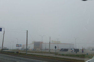 Владимир накрыл густой туман утром 30 октября