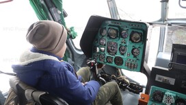 Спасатели из Владимира разрешили 11-летнему мальчику побывать на месте пилота вертолета