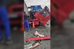 Под Владимиром на платнике М-12 произошло жуткое ДТП с дорожниками