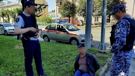 Появилось фото с места задержания подозреваемого в убийстве во владимирском «Снэк баре»