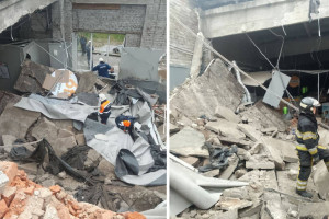 Появилось видео с места обрушения потолка в «Пятерочке» во Владимире