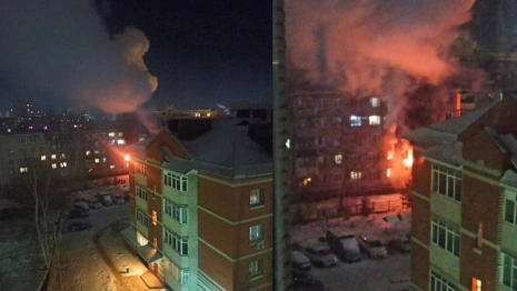 В Александрове вспыхнула квартира