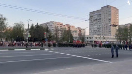 Во Владимире показали на видео репетицию парада Победы