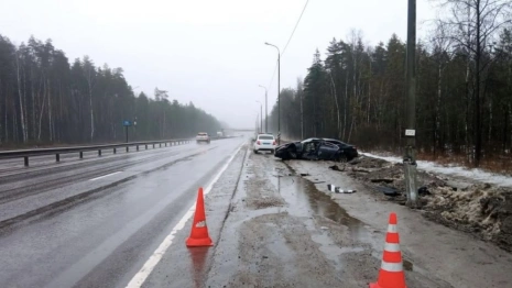 Во Владимирской области водители снесли две опоры ЛЭП в выходные