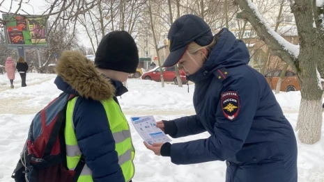 Полицейские «подсветили» юных пешеходов во Владимире