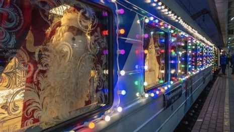 Поезд Деда Мороза дважды в декабре остановится во Владимирской области