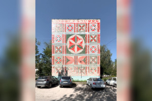 В Судогде обнаружили дом с «лоскутной» мозаикой