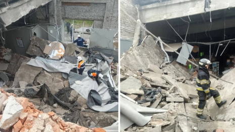 Появилось видео с места обрушения потолка в «Пятерочке» во Владимире