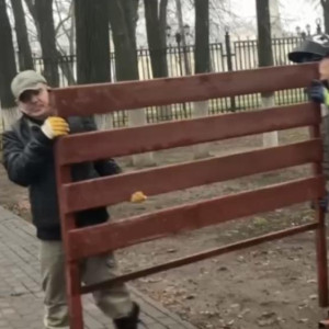 Во Владимире каток в сквере имени Пушкина начали готовить к открытию