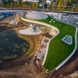 Крышу суздальского аквапарка «озеленили»