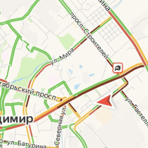 Во Владимире автомобилисты встали в огромных пробках