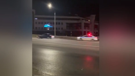 Во Владимире на видео сняли ночную погоню ДПС 