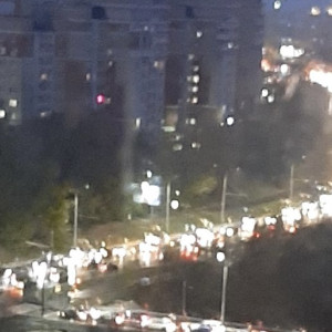 Владимир превратился в сплошную пробку