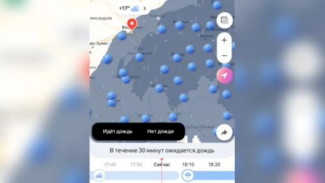 На Владимир надвигается ливень