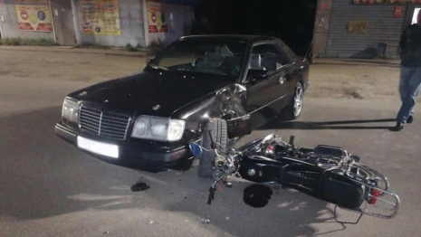 Во Владимирской области иномарка сбила 40-летнего мужчину на мопеде