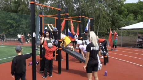 Во Владимире открыли первую в области «умную» спортплощадку