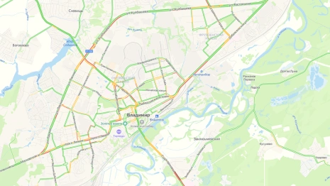 Вечерние пробки парализовали дороги Владимира