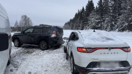 В Суздальском районе иномарка влетела в «Крузак»