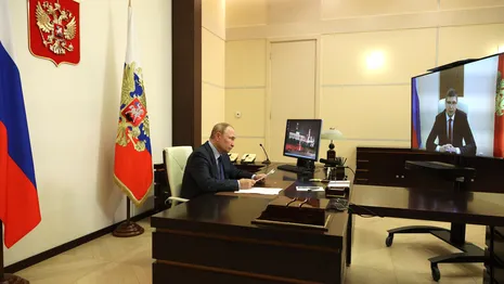 Врио губернатора Владимирской области Александр Авдеев пообщался с Путиным