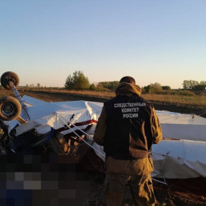 Появилось видео с места крушения самолета во Владимирской области