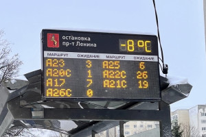 Владимирцы застряли на остановках в ожидании автобусов после метели