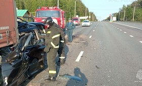 Появились фото последствий смертельного ДТП на М-7 в Вязниковском районе