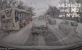 Во Владимире решившего прокатиться по встречке водителя автобуса №29 лишат прав