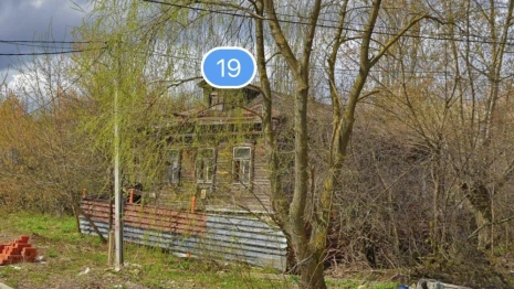 Во Владимире загорелся заброшенный отданный под снос дом