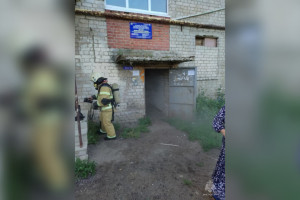 На пожаре в Камешково эвакуировали 10 человек