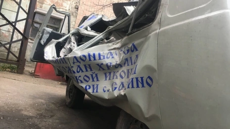 Подаренный владимирскими прихожанами УАЗ уничтожили при обстреле в Донбассе