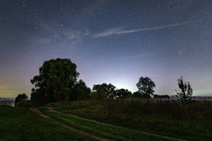 Метеорный поток Персеиды и северное сияние украсили небо Владимирской области
