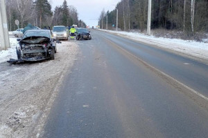 В Кольчугино двое детей попали в больницу после ДТП с двумя легковушками