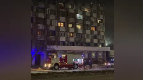 Во Владимире загорелось здание общежития в Добром 