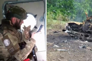 Владимирские бойцы показали видео операции по зачистке украинской ДРГ под Белгородом