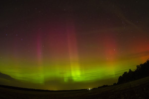 Владимирцы увидели первое северное сияние осенью-2024