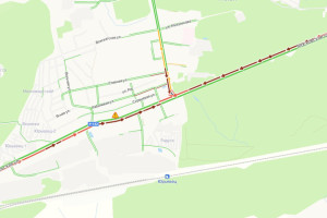 Владимирские автомобилисты встали в 8-километровой пробке на трассе Р-132