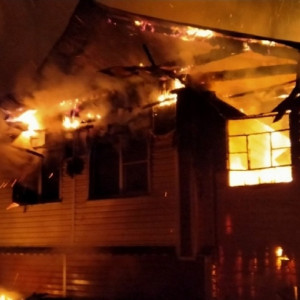 Во Владимирской области сгорел жилой дом